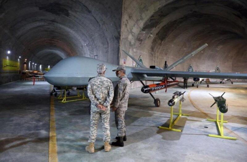 Iranska vojska se pohvalila tajnom podzemnom bazom za dronove