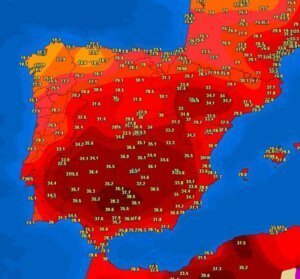 U Španiji gori sveta zemlja. Majska temperatura 40 stepeni