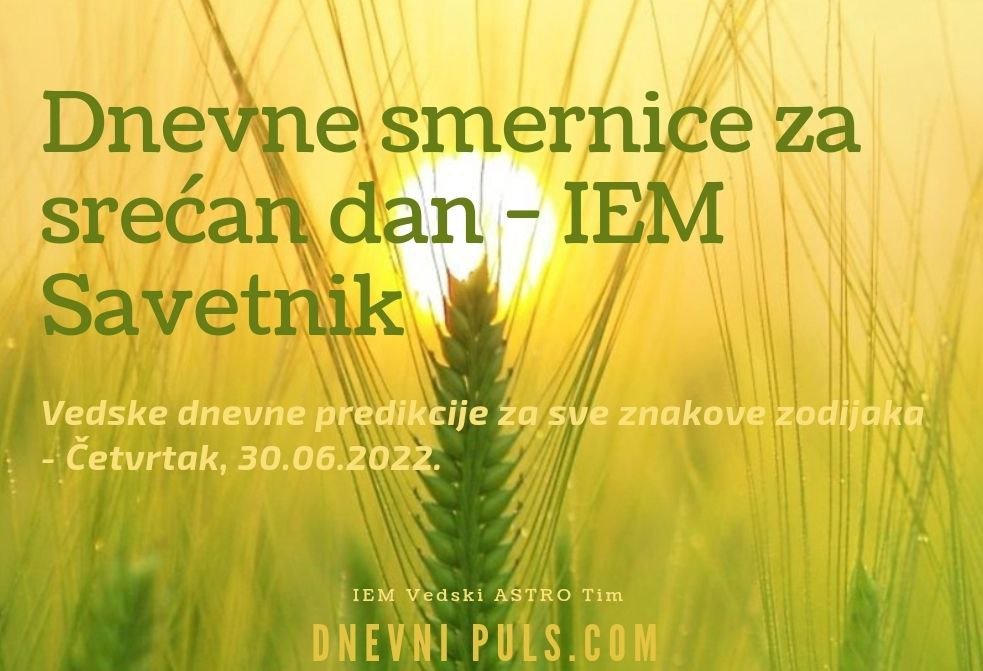 Dnevne smernice za srećan dan - IEM Savetnik