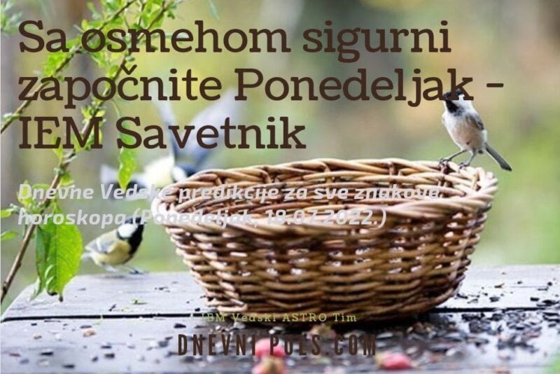 Sa osmehom sigurni započnite Ponedeljak - IEM Savetnik