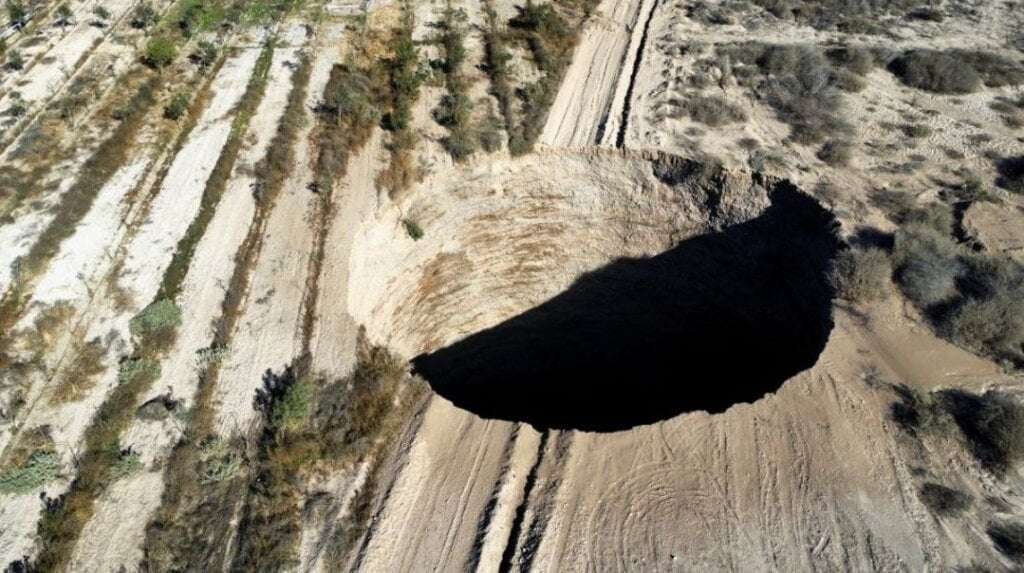 Čileanska vrtača je dovoljno velika