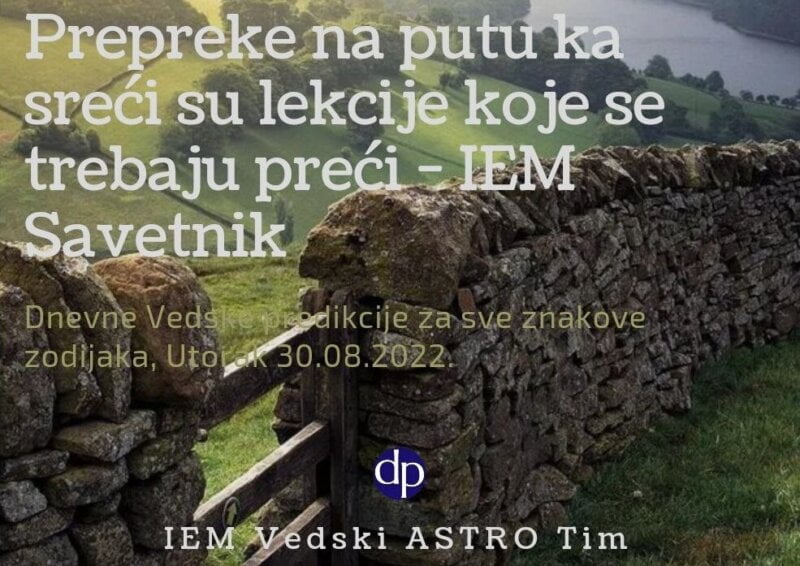 Prepreke na putu ka sreći su lekcije koje se trebaju preći - IEM