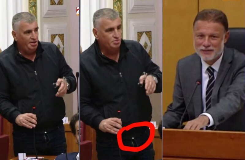Poslaniku hrvatskog sabora otkopčan šlic - Dobio opomenu