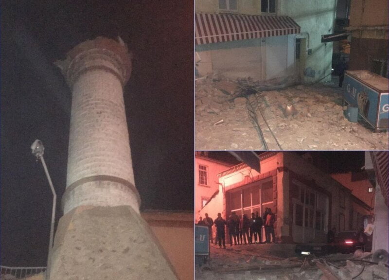 Izmir je pogodio jak zemljotres - Srušio se minaret
