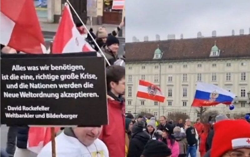 Austrijanci protestuju u Beču! Traže ukidanje sankcija protiv Rusije