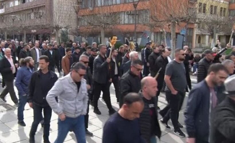 Priština: Protest protiv Aljbina Kurtija i Ohridskog sporazuma